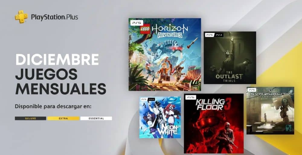PlayStation Plus de diciembre: Los 3 juegazos que ya puedes descargar gratis