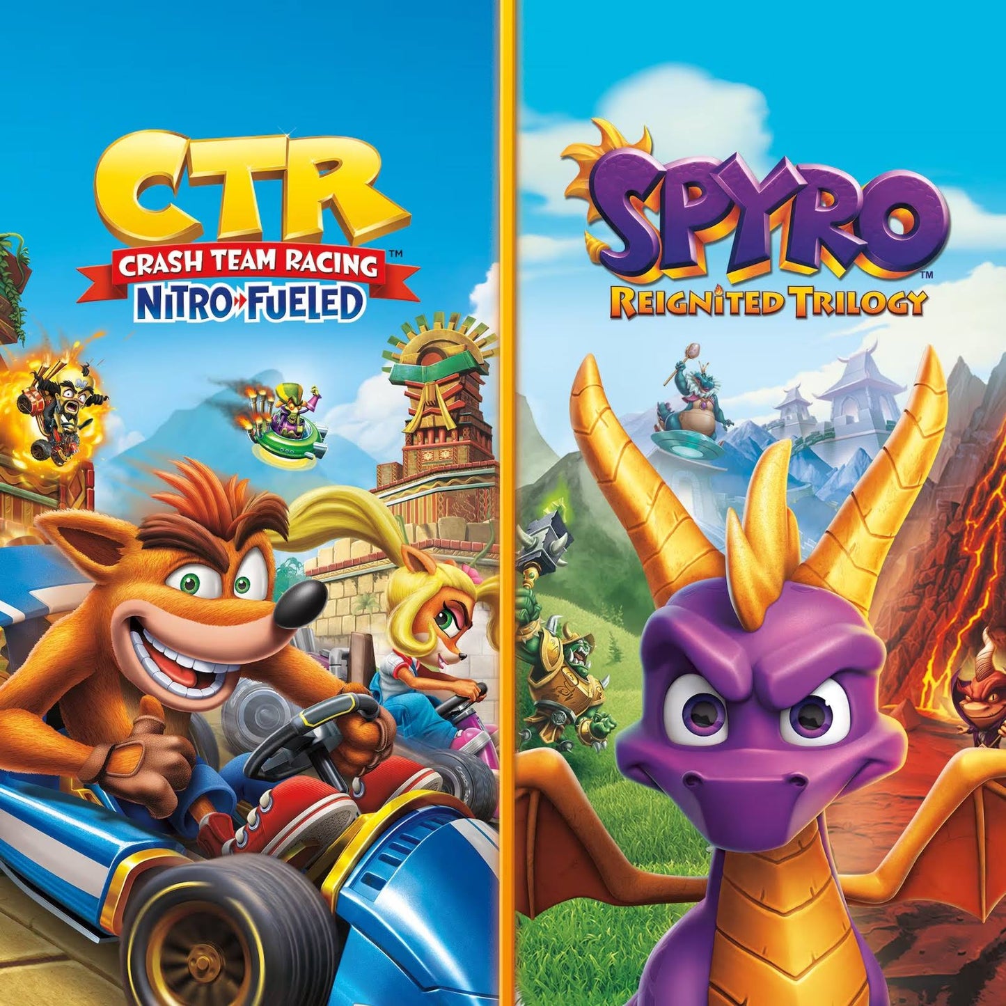 Crash Team Racing Nitro-Fueled + Spyro